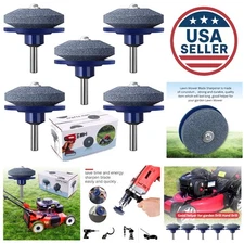 5-Pack Lawn Mower Blade Sharpeners - Effortless Use with Any Power Drill