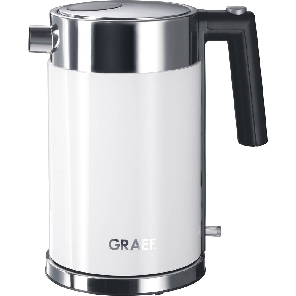 Bouilloire Graef WK61EU blanc de 1.5 l pour cuisine
