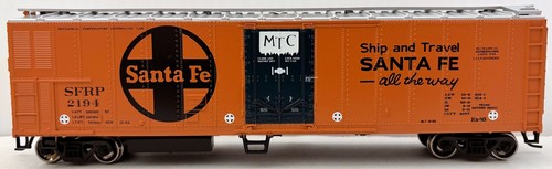 REFRIGERADOR MECÁNICO ATHEARN 75451 HO SANTA FE 50 ft lado liso SFRP 2194 RTR EMBALAJE ORIGINAL | Zustand: New