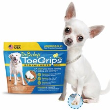 Dr Buzby's XSmall ToeGrips for Dogs Instant Traction on Wood/Hardwood Floors...