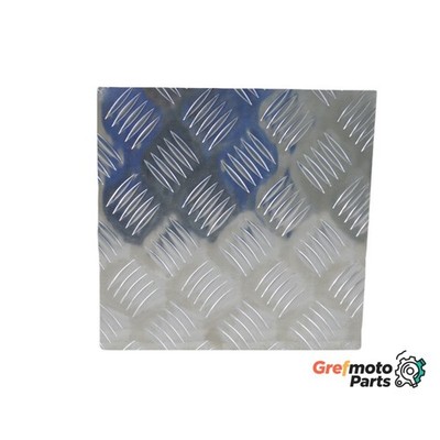 254 x 254mm Aluminum Plate Scale Diamond Plate Aluminium Sheets SILVER 10''X10''