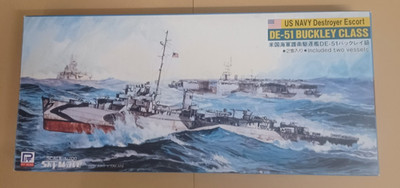 1:700 DE-51 Buckley Class USNavy Destroyer Skywave Pit-Road (2kits)extrem selten