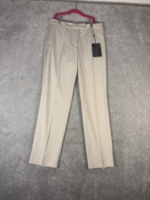 G/Fore G4 Luxe Golf Pants Women Sz 2 Tan Side Stripe NWT