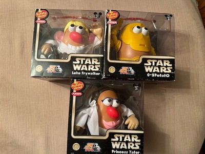 Lot of 3 Mr Potato Head Star Wars Tours C-3PotatO Princess Tater Luke Frywalker