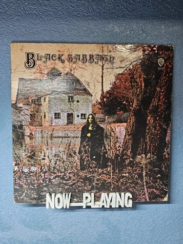 Black Sabbath 1970 1st Press WS 1871 Self Titled Lp Vinyl Green Label VG+