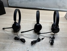 Jabra HSC060 ENC060 USB Wired Headset W/ Microphone/lot Of 3/JUA3022