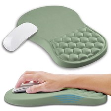 Ergonomic Mouse Pad Wrist Support with Memory Foam Massage Bulge, Carpal Tunn...