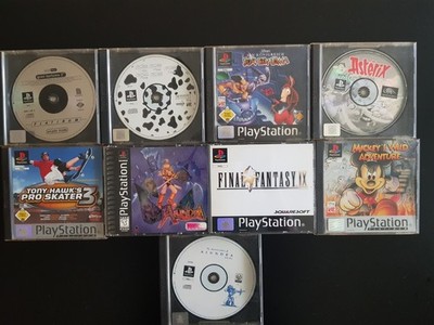 Spielesammlung - Playstation 1 - PS1 - 9 Spiele - 2xAlundra - Final Fantasy IX/9