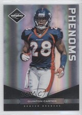 2011 Panini Limited Phenoms Spotlight Silver 18/50 Quinton Carter #188 0m8