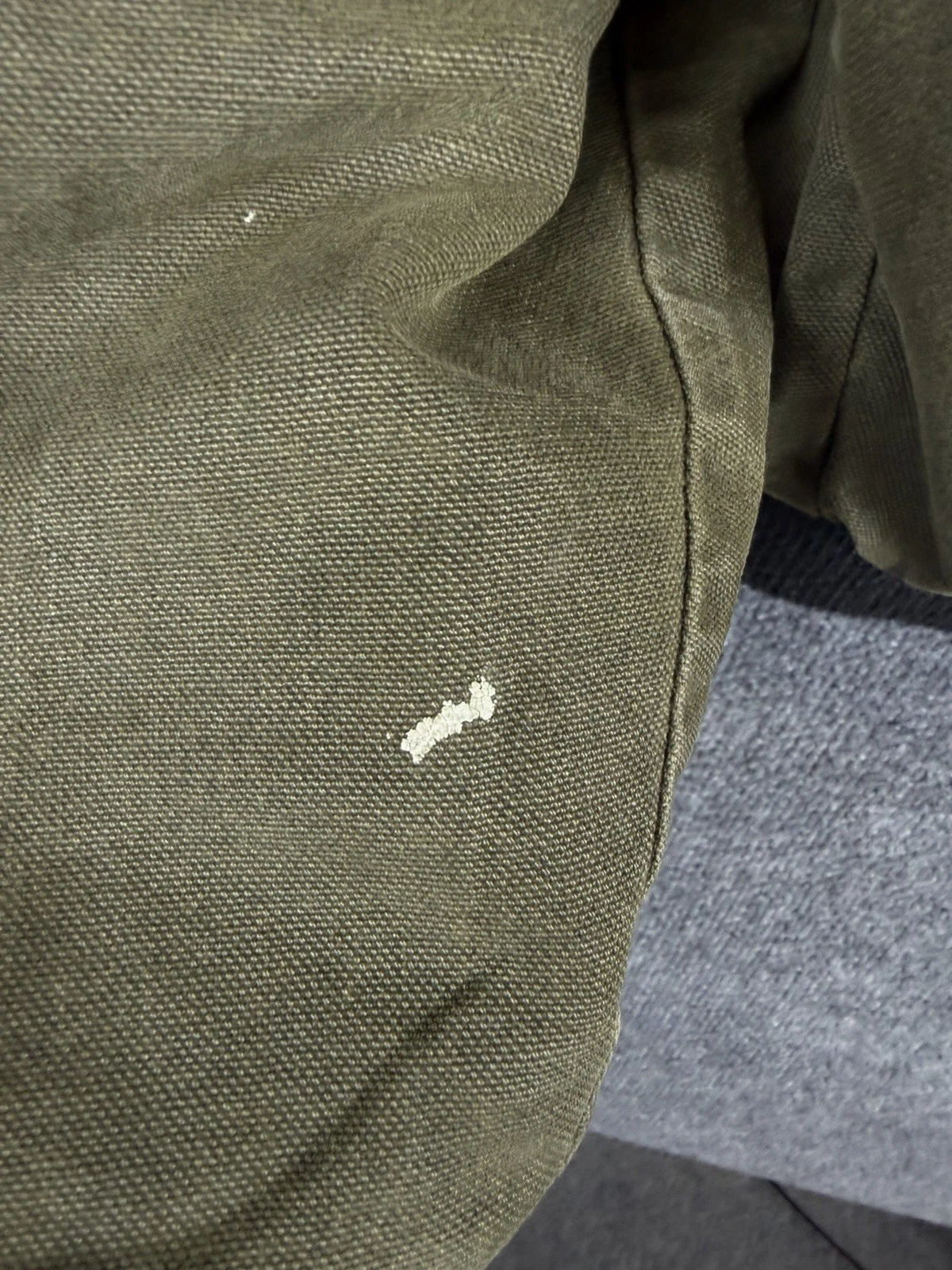 Vintage 90s Dickies Faded Green Distressed Work Jacket Carhartt Style Workwear M - product detail image 5