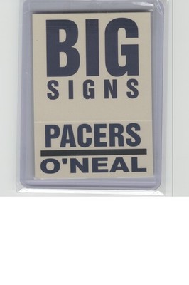 2003-04 Fleer Platinum #14 BS Jermaine O'Neal Big Signs B31R2C35