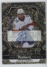 2023-24 Upper Deck Parkhurst Prominent Prospects Gold Justin Sourdif Auto 0y5