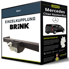 Starre Anh&auml;ngerkupplung f&uuml;r MERCEDES Citan Kasten/Bus 12-21 Typ W415 Brink NEU