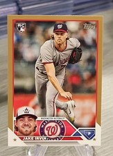 Jake Irvin 2023 Topps Update Gold /2023 Rookie #US224 Washington Nationals RC
