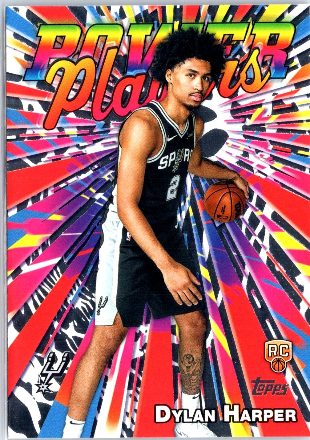 Dylan Harper 2025-26 Topps #PP-17 Power Players San Antonio Spurs