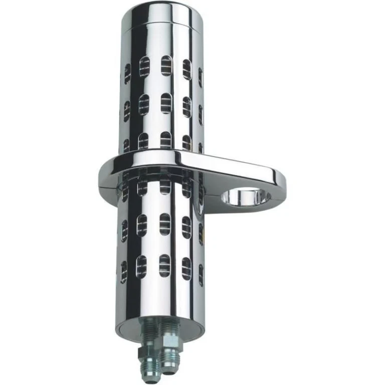 Pro-One Performance Oil Cooler Kit for 1in. to 1 1/4in. Frame Tubes - Chrome - Image 2 of 4