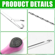 Baits Boilie Drill Stringer Hook Needle Portable Fishing Splicing Needle