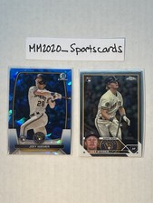 Joey Wiemer 2023 Bowman Chrome Rookie SAPPHIRE REFRACTOR & Topps Chrome USC80 RC