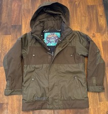 Burton Youth Kid Dryride Snowboard Jacket Size 7/8 Brown