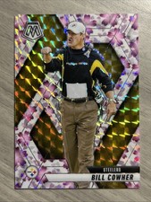 2025 Panini Mosaic Choice Bill Cowher Steelers Cherry Blossom Prizm /20