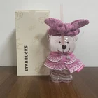 Starbucks Cup 2026 Pink Bear 460ml Glass Cup Limited edition Straw Cup New 1pc
