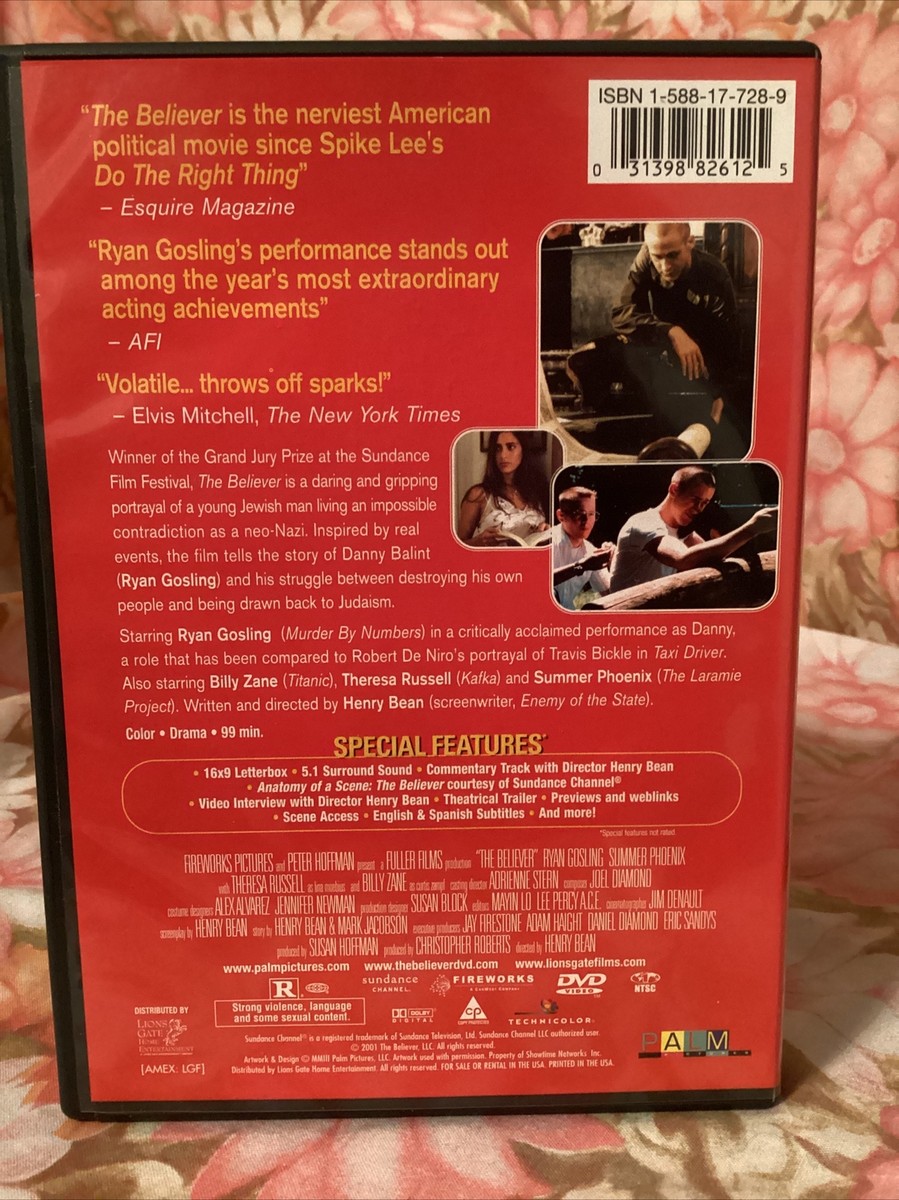 洋画・外国映画 TRUE BELIEVER DVD TRUE BELIEVER トゥルー・ビリーバー DVD ※最終値下げ True