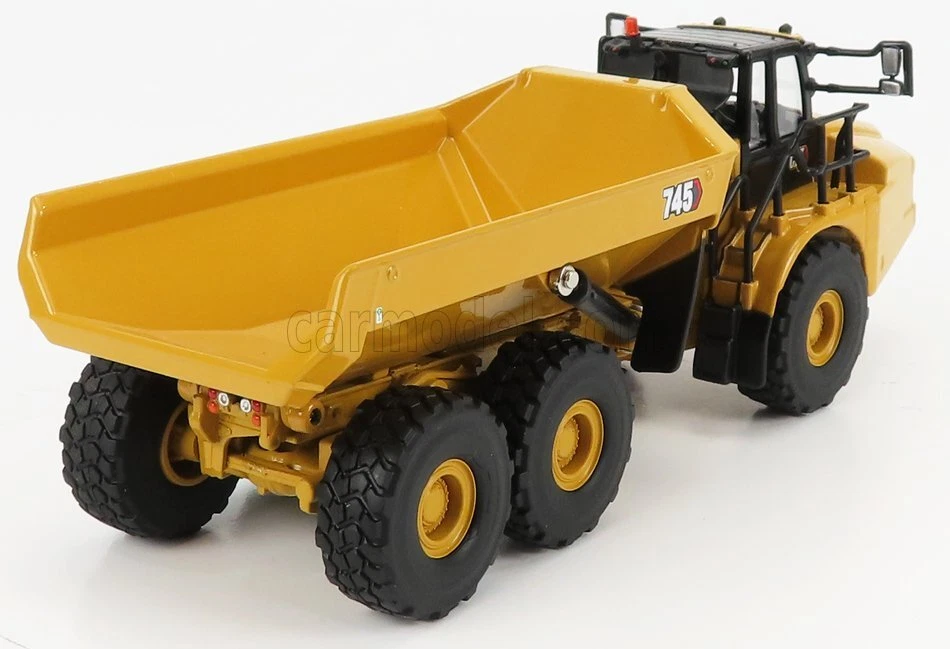 MODELLINO CAMION CANTIERE STATICO CATERPILLAR CAT745 CASSONE RIBALTABILE 1/64 - Immagine 2 di 4