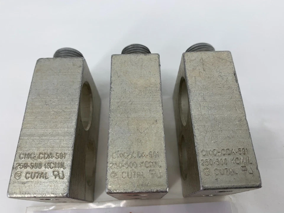 CMC CDA-501 TA600LA Type LA HLA 600A Mechanical Lug Terminal Block Lot of 3 - Image 2 of 4