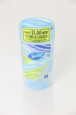READ DISCONTINUED Secret Active Fresh Clear Gel Antiperspirant Deodorant 2.6 Oz