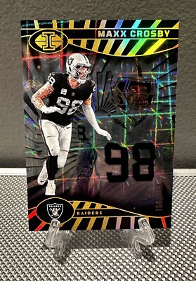 2024 Illusions MAXX CROSBY #/499 Trophy Mirror Parallel NFL Las Vegas Raiders