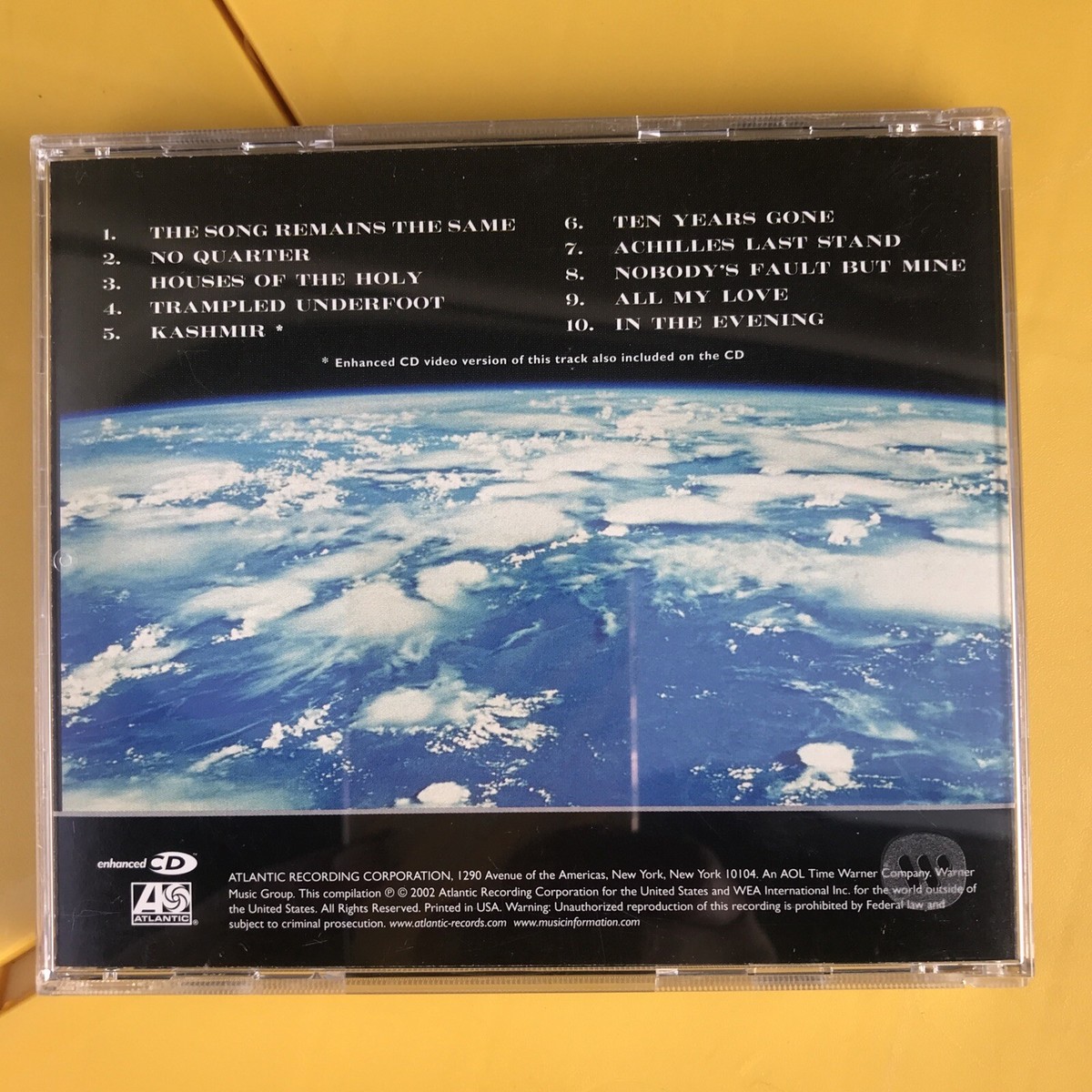 Led Zeppelin Latter Days The Best Of Led Zeppelin Volume Two VG CD
