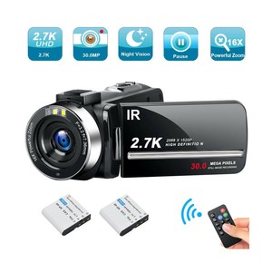 Video Camera Camcorder Weton 2.7K Ultra HD Digital YouTube  