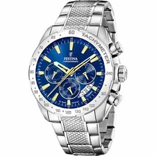 Festina F20668/2 Men's Blue Timeless Chronograph Watch