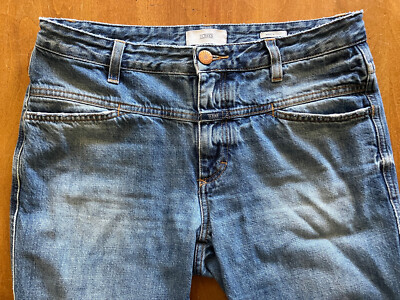 Anthropologie CLOSED Cropped Worker Denim Jeans 27 Italy