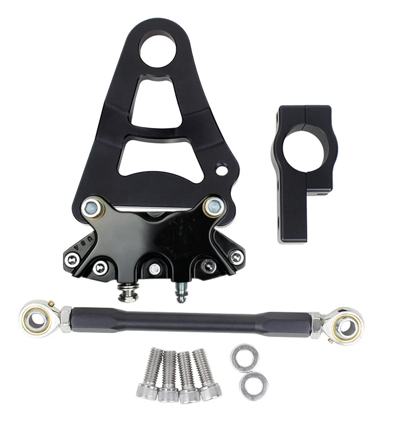 Kit de soporte de pinza de freno de rotor trasero de 11,5" para Harley 18-más tarde Softail FLSB FXBR Foto 4 de 4