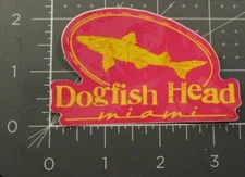 DOGFISH HEAD dog fish miami ipa 60 STICKER decal craft beer brewing brewery
