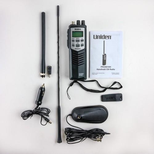 Uniden PRO501TK 40Channel Handheld CB With Mount Antena