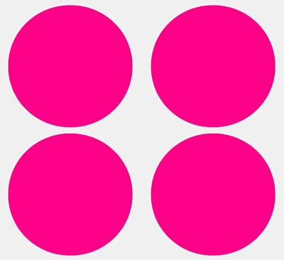 Royal Green Large Dot Stickers 3 Inch 75mm Round Color-Coding Circle Labels 