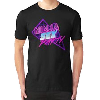 Ninja Sex Party New Men's T-Shirt Black 