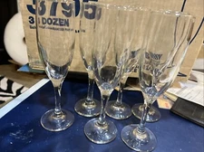 Libbey Embassy 6 oz. Flute Glass 3795 - Set Of 6