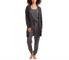 Karen Neuburger Ladies’ 3-Piece Sleep Lounge Set – Dark Gray, Size X-Small