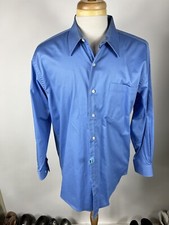 Wilke Rodriquez Mens Size 16- 32/33 Long Sleeve Button Up Dress Shirt-1165