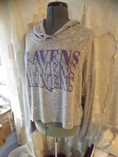 NEW women's NFL lightweight hoodie pullover BALTIMORE RAVENS medium RET40 NWT