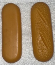 Lot Of 2 Plastic Hoagie Bun Pretend Play Fake Food Child s Toy