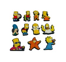 Funny Cartoon Yellow People Themed Set of 11 Fridge PVC 1" Tall Magnets