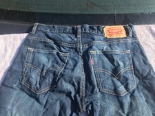 Levis 505 Size 14 Reg 27 X 27 Jeans Youth Boys Blue Medium Wash Straight Leg