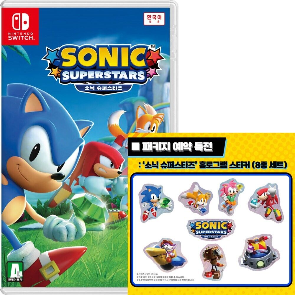 PS5 Sonic Superstars Limited Edition + Sticker [Korean English Chinese  Japanese] 