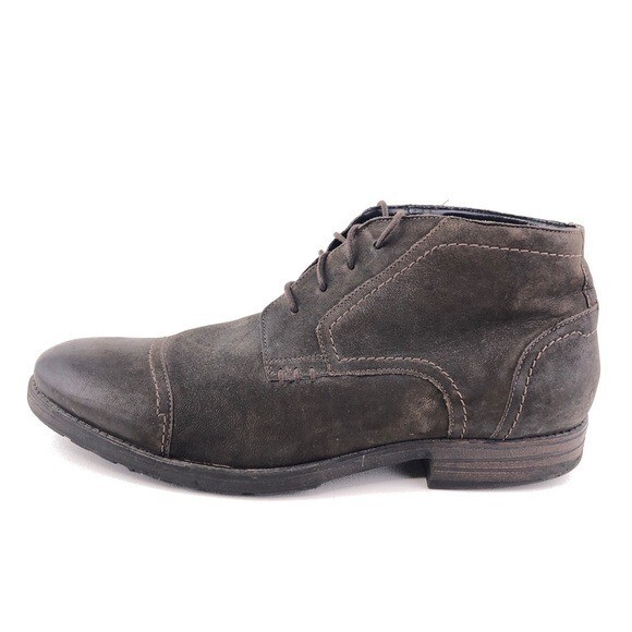 Clarks Brown Leather Ankle Chukka Boots Mens Size 13M Cap  display picture 1