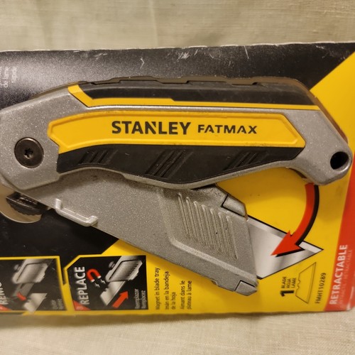 NEW STANLEY FATMAX FOLDING EXO UTILITY KNIFE QUICK CHANGE. RETRACTABLE FMHT10289 - Picture 5 of 12
