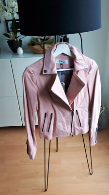 Biker Jacket Only Lederjacke Fell Lederjacke Rosa Only Only